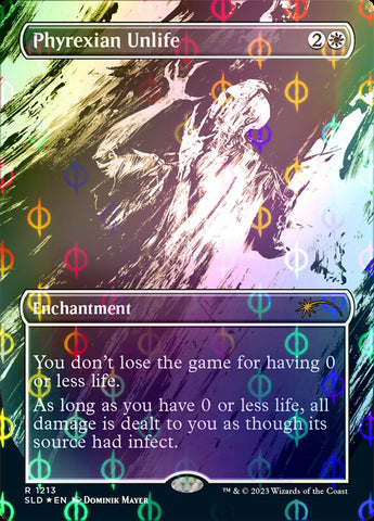 Phyrexian Unlife (Borderless Ichor Step-and-Compleat Foil) [Secret Lair Drop Series] - The Mythic Store | 24h Order Processing