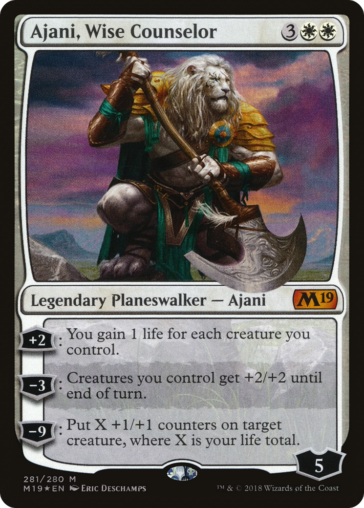Ajani, Wise Counselor [Core Set 2019] - The Mythic Store | 24h Order Processing
