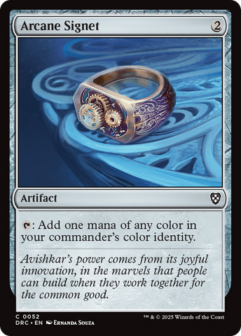 Arcane Signet (0052) [Aetherdrift Commander] - The Mythic Store | 24h Order Processing