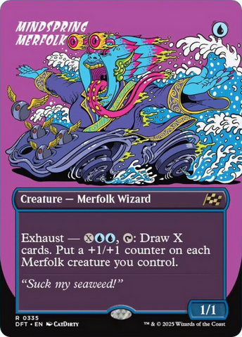 Mindspring Merfolk (Borderless) [Aetherdrift] - The Mythic Store | 24h Order Processing
