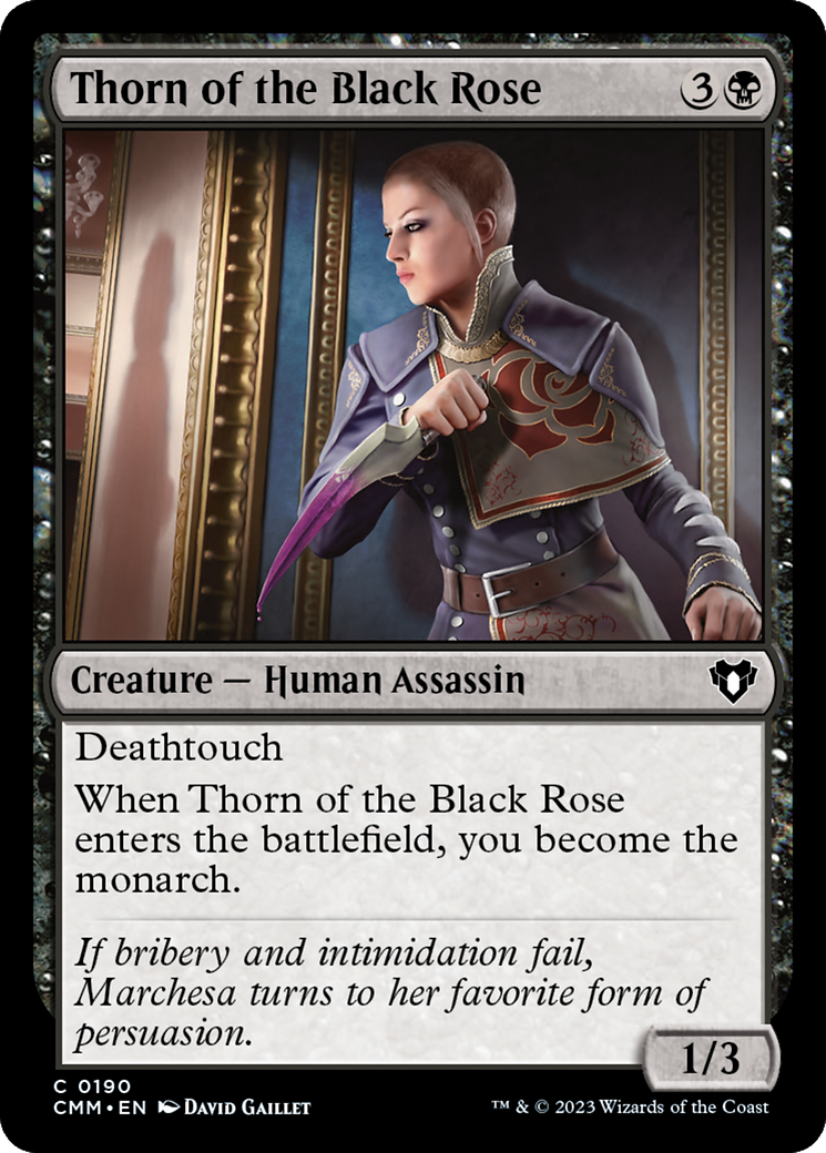 Thorn of the Black Rose [Commander Masters] - The Mythic Store | 24h Order Processing