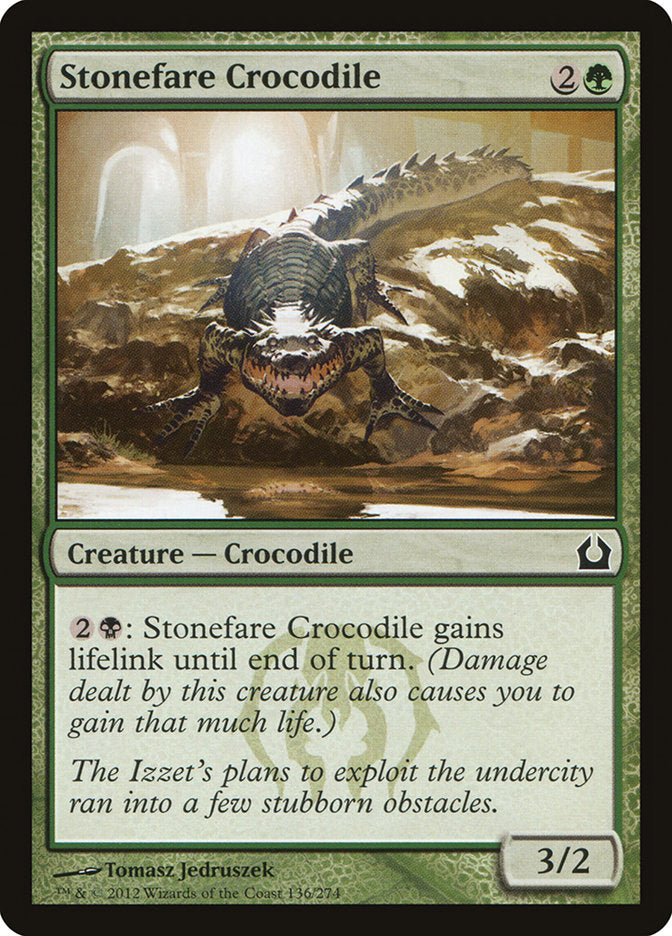 Stonefare Crocodile [Return to Ravnica] - The Mythic Store | 24h Order Processing