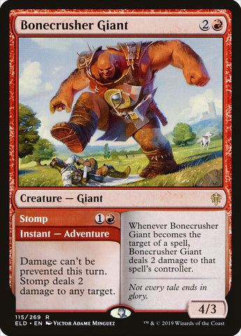 Bonecrusher Giant // Stomp [Throne of Eldraine] - The Mythic Store | 24h Order Processing
