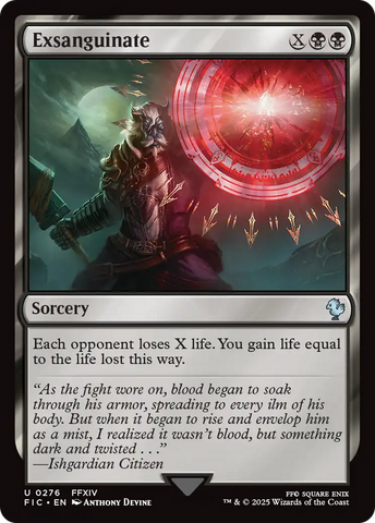 Exsanguinate [FINAL FANTASY Commander] - The Mythic Store | 24h Order Processing