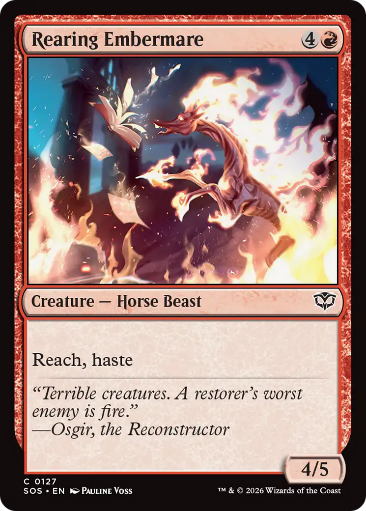 Rearing Embermare [Secrets of Strixhaven] - The Mythic Store | 24h Order Processing