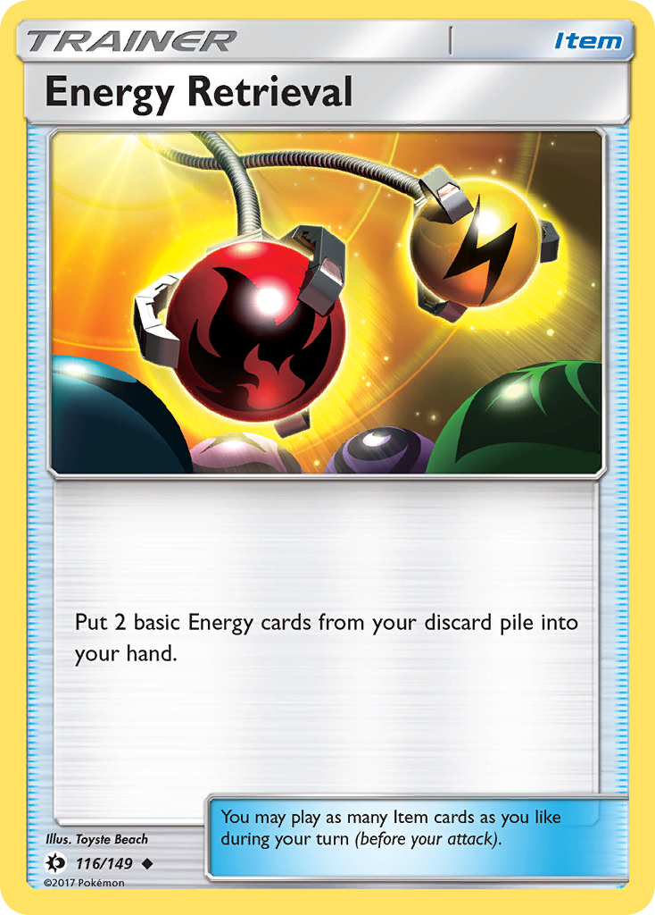 Energy Retrieval (116/149) [Sun & Moon: Base Set] - The Mythic Store | 24h Order Processing