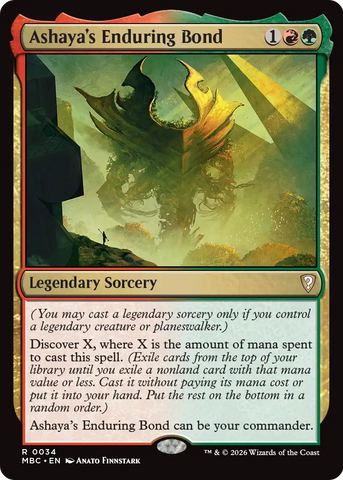 Ashaya's Enduring Bond [Mystery Booster: Commander Edition] - The Mythic Store | 24h Order Processing