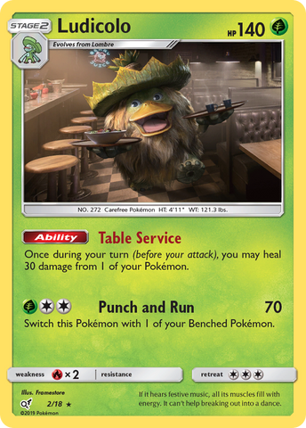 Ludicolo (2/18) [Sun & Moon: Detective Pikachu] - The Mythic Store | 24h Order Processing