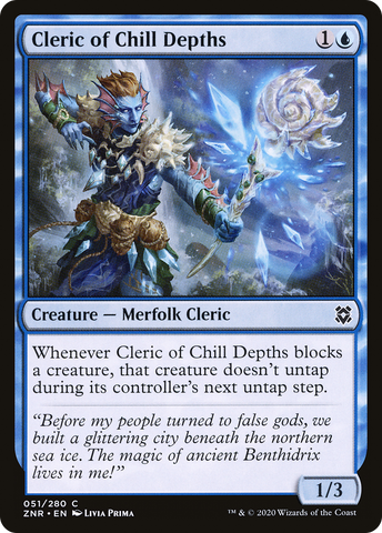 Cleric of Chill Depths [Zendikar Rising] - The Mythic Store | 24h Order Processing