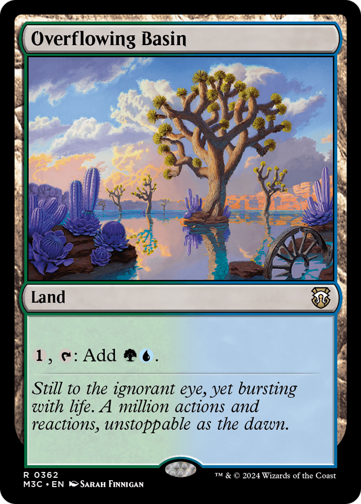 Overflowing Basin (Ripple Foil) [Modern Horizons 3 Commander] - The Mythic Store | 24h Order Processing