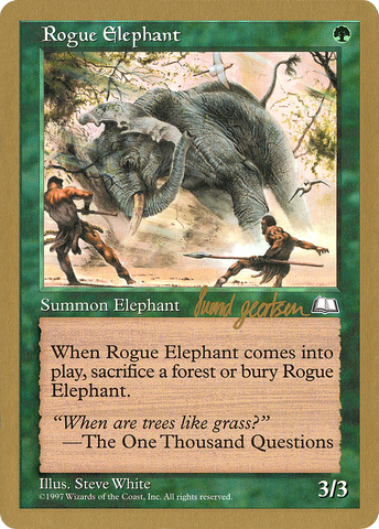 Rogue Elephant (Svend Geertsen) [World Championship Decks 1997] - The Mythic Store | 24h Order Processing