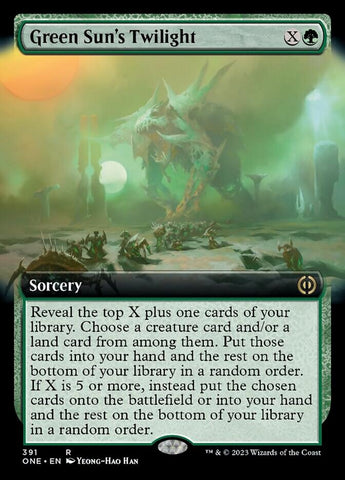 Green Sun's Twilight (Extended Art) [Phyrexia: All Will Be One] - The Mythic Store | 24h Order Processing