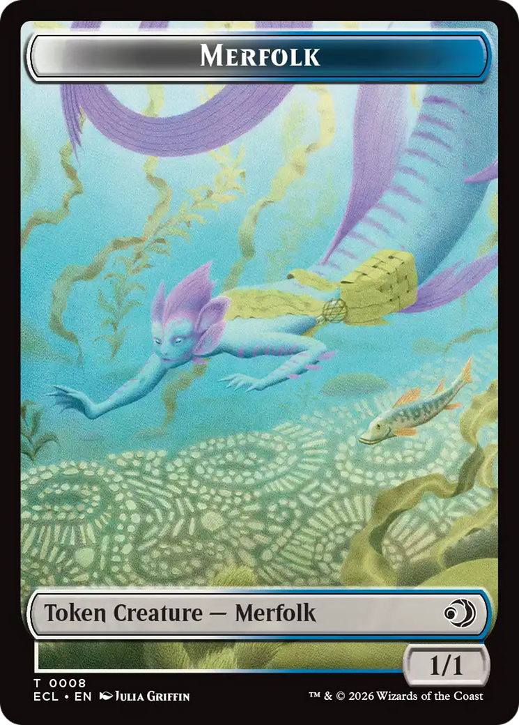 Shapeshifter // Merfolk Double-Sided Token [Lorwyn Eclipsed Tokens] - The Mythic Store | 24h Order Processing
