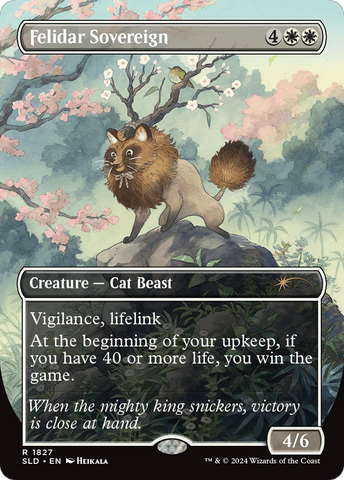 Felidar Sovereign (1827) (Rainbow Foil) [Secret Lair Drop Series] - The Mythic Store | 24h Order Processing