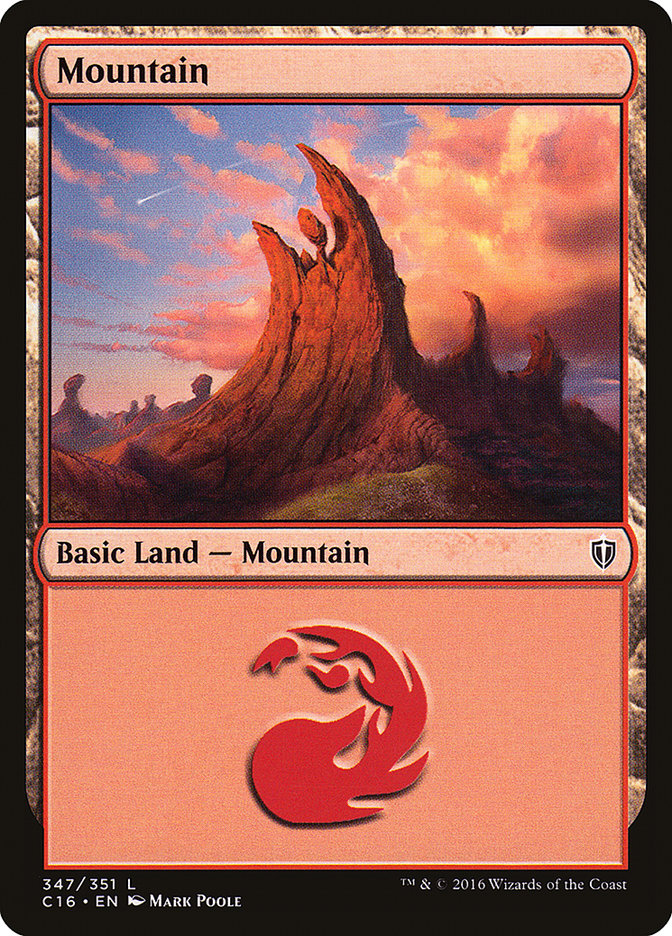 Mountain (347) [Commander 2016] - The Mythic Store | 24h Order Processing