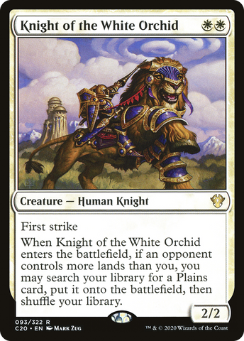 Knight of the White Orchid [Commander 2020] - The Mythic Store | 24h Order Processing