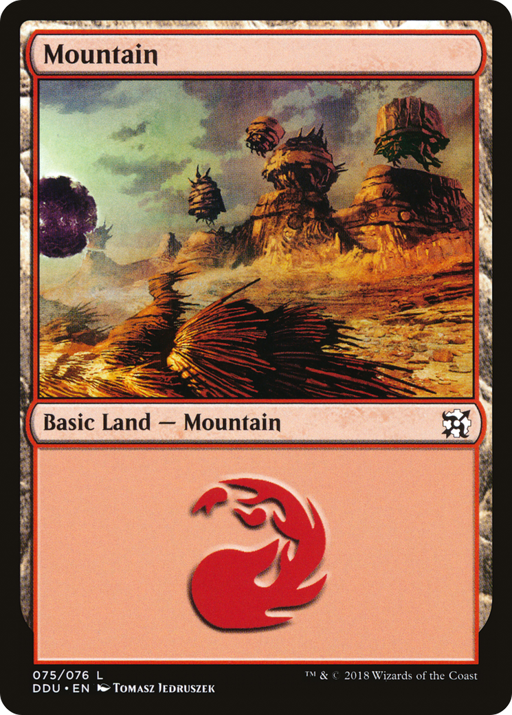 Mountain (75) [Duel Decks: Elves vs. Inventors] - The Mythic Store | 24h Order Processing
