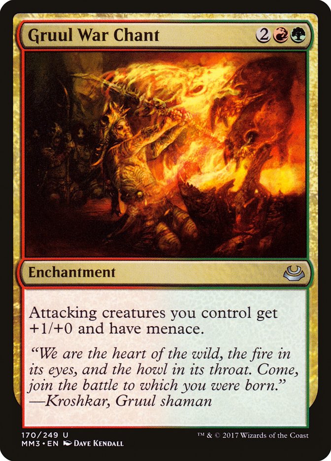 Gruul War Chant [Modern Masters 2017] - The Mythic Store | 24h Order Processing