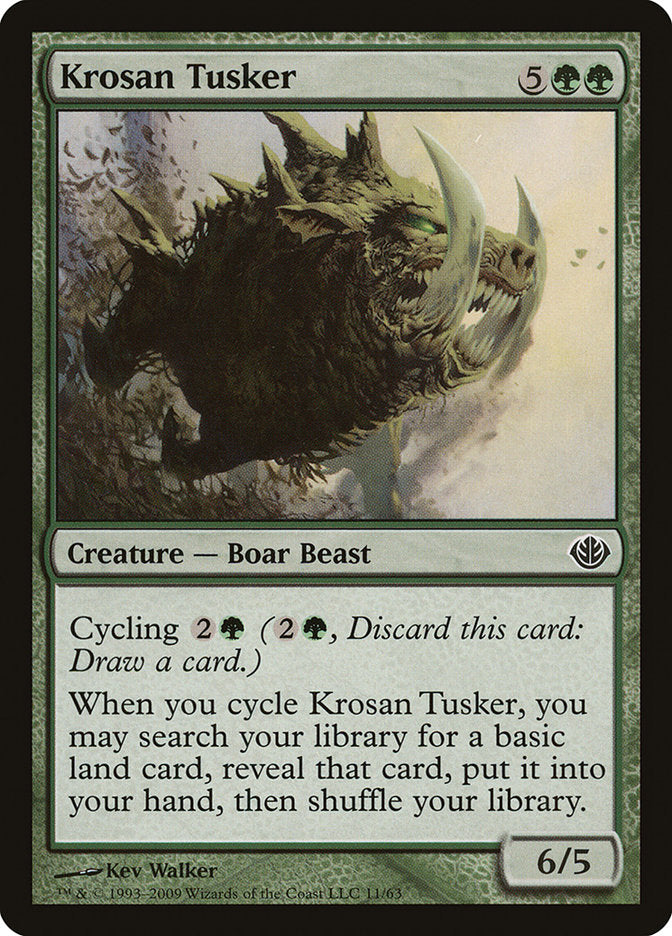 Krosan Tusker [Duel Decks: Garruk vs. Liliana] - The Mythic Store | 24h Order Processing