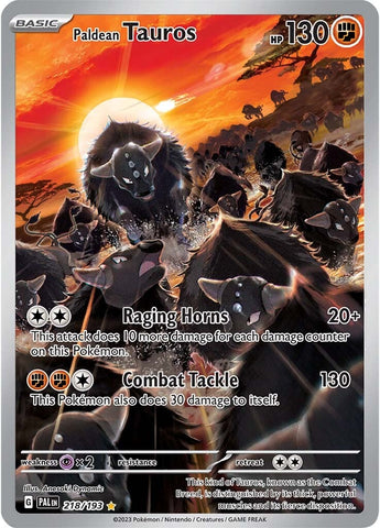 Paldean Tauros (218/193) [Scarlet & Violet: Paldea Evolved] - The Mythic Store | 24h Order Processing