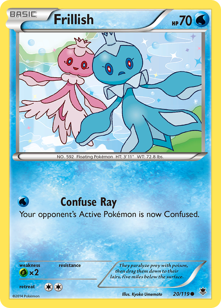 Frillish (20/119) [XY: Phantom Forces] - The Mythic Store | 24h Order Processing