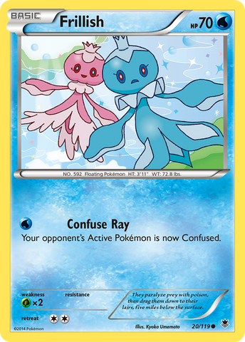 Frillish (20/119) [XY: Phantom Forces] - The Mythic Store | 24h Order Processing
