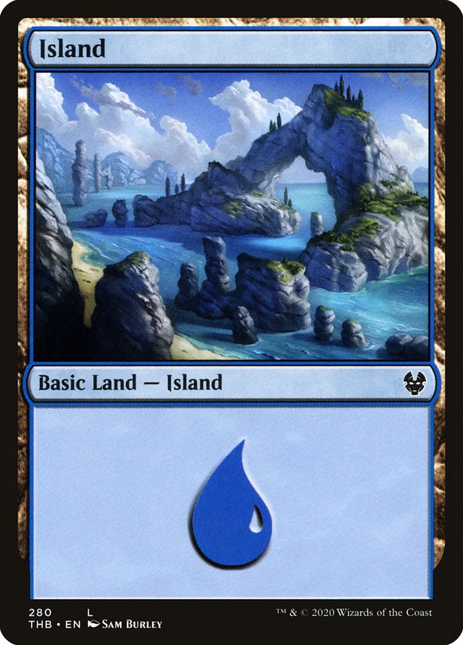 Island (280) [Theros Beyond Death] - The Mythic Store | 24h Order Processing