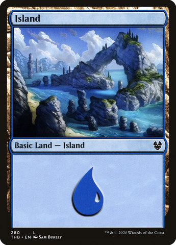 Island (280) [Theros Beyond Death] - The Mythic Store | 24h Order Processing