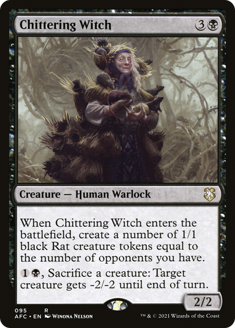 Chittering Witch [Dungeons & Dragons: Adventures in the Forgotten Realms Commander] - The Mythic Store | 24h Order Processing