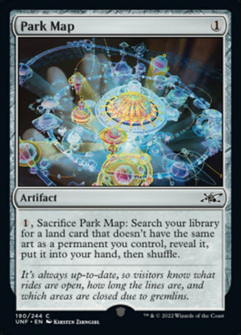 Park Map [Unfinity] - The Mythic Store | 24h Order Processing
