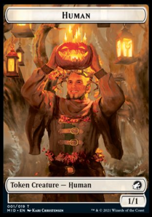 Human // Beast (008) Double-Sided Token [Innistrad: Midnight Hunt Tokens] - The Mythic Store | 24h Order Processing
