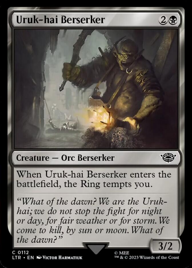 Uruk-hai Berserker [The Lord of the Rings: Tales of Middle-Earth] - The Mythic Store | 24h Order Processing