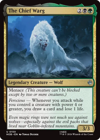 The Chief Warg [The Hobbit] - The Mythic Store | 24h Order Processing