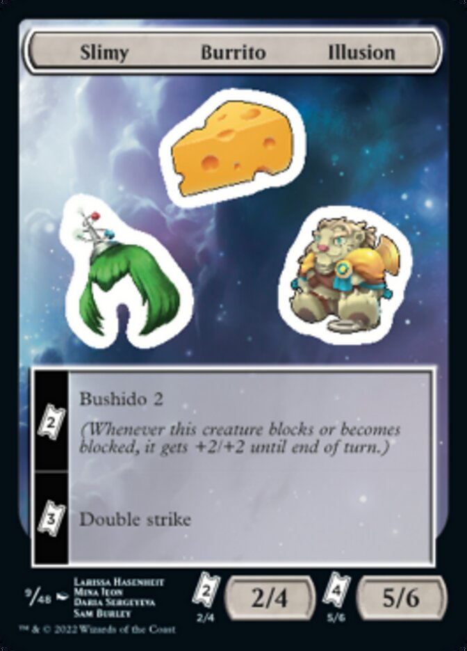 Slimy Burrito Illusion [Unfinity Stickers] - The Mythic Store | 24h Order Processing