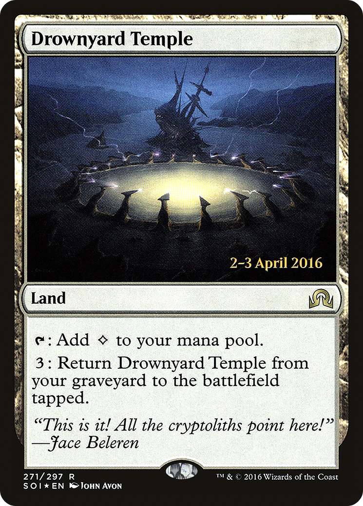 Drownyard Temple [Shadows over Innistrad Prerelease Promos] - The Mythic Store | 24h Order Processing