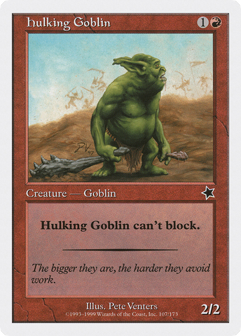 Hulking Goblin [Starter 1999] - The Mythic Store | 24h Order Processing