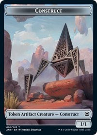 Construct // Kor Warrior Double-Sided Token [Zendikar Rising Tokens] - The Mythic Store | 24h Order Processing
