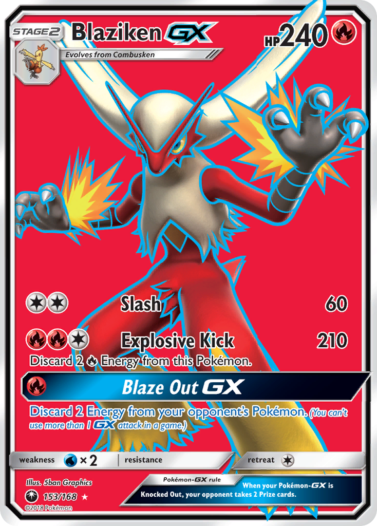 Blaziken GX (153/168) [Sun & Moon: Celestial Storm] - The Mythic Store | 24h Order Processing