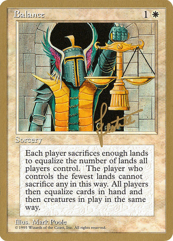Balance (Bertrand Lestree) [Pro Tour Collector Set] - The Mythic Store | 24h Order Processing