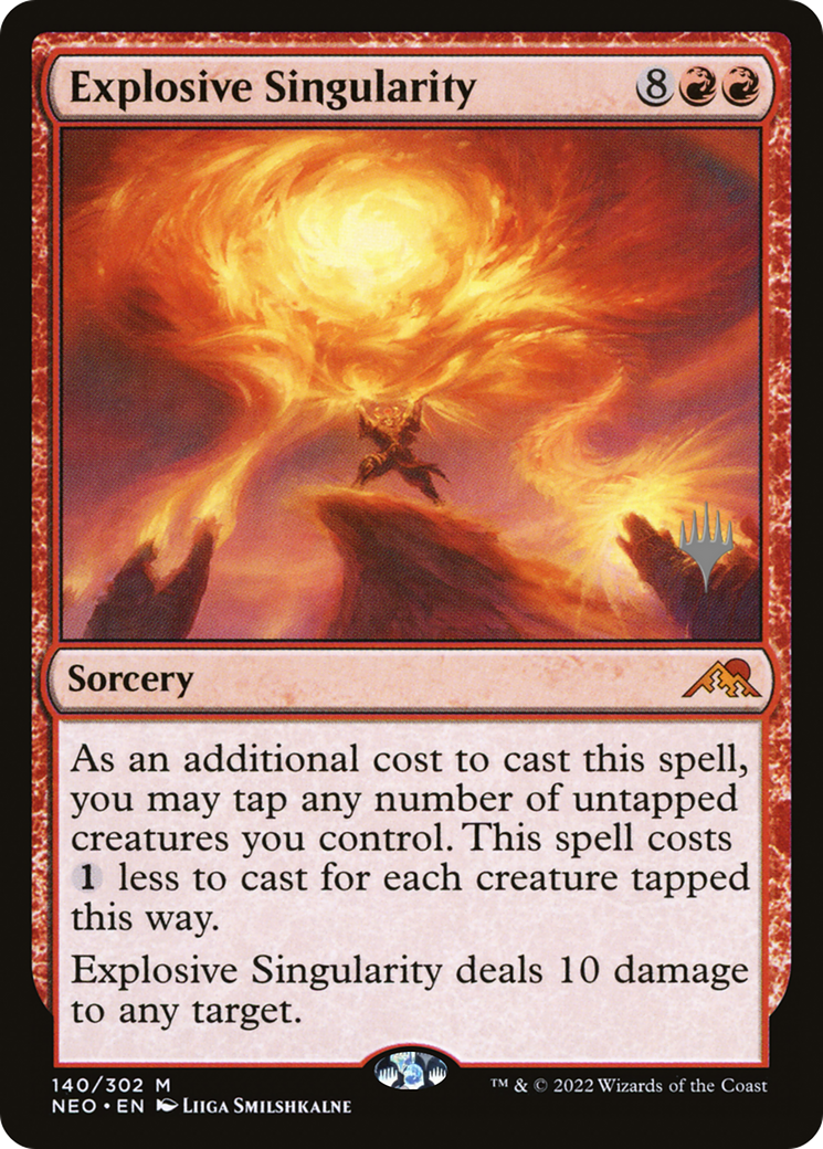 Explosive Singularity (Promo Pack) [Kamigawa: Neon Dynasty Promos] - The Mythic Store | 24h Order Processing