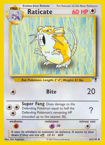 Raticate (61/110) [Legendary Collection] - The Mythic Store | 24h Order Processing
