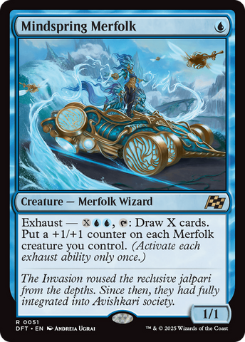Mindspring Merfolk [Aetherdrift] - The Mythic Store | 24h Order Processing