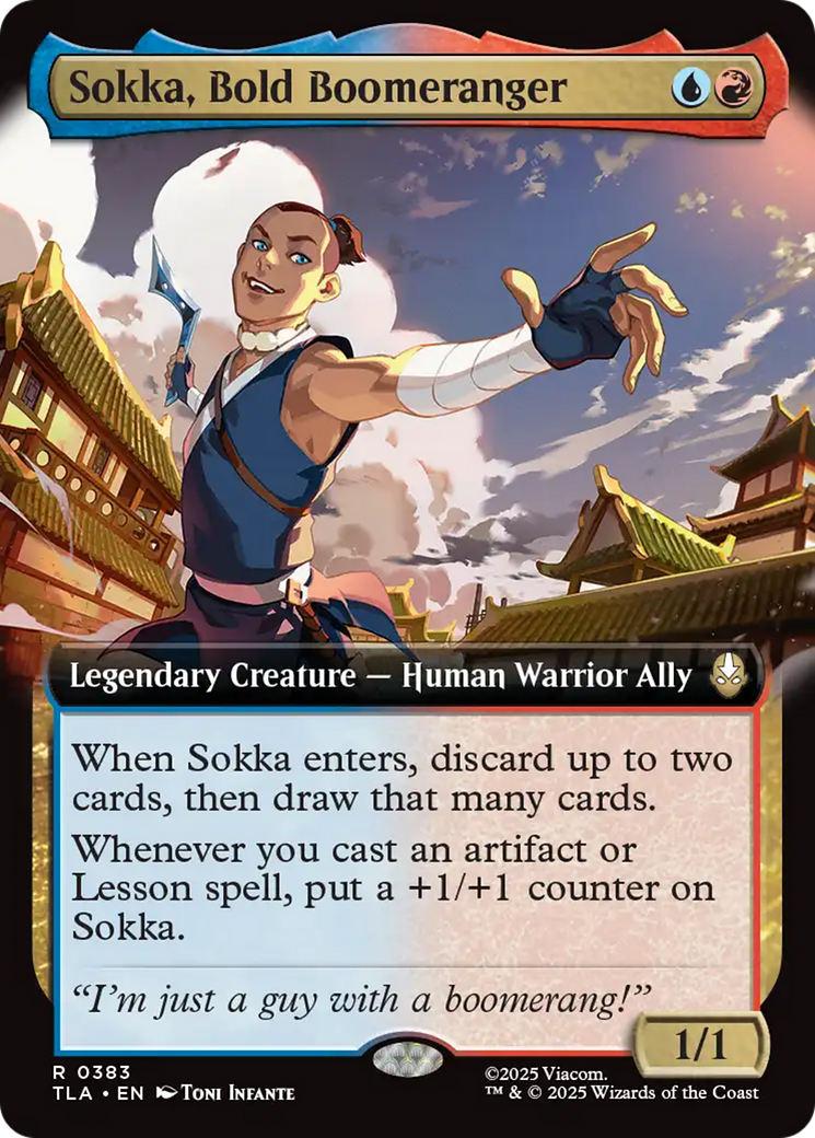 Sokka, Bold Boomeranger (Extended Art) [Avatar: The Last Airbender] - The Mythic Store | 24h Order Processing