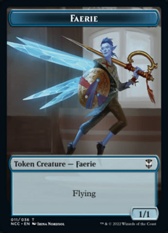 Faerie // Rogue Double-Sided Token [Streets of New Capenna Commander Tokens] - The Mythic Store | 24h Order Processing