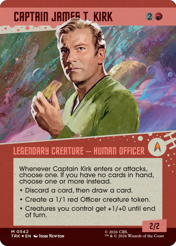 Captain James T. Kirk (Showcase) (Surge Foil) [Star Trek] - The Mythic Store | 24h Order Processing