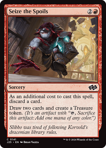 Seize the Spoils [Foundations Jumpstart] - The Mythic Store | 24h Order Processing