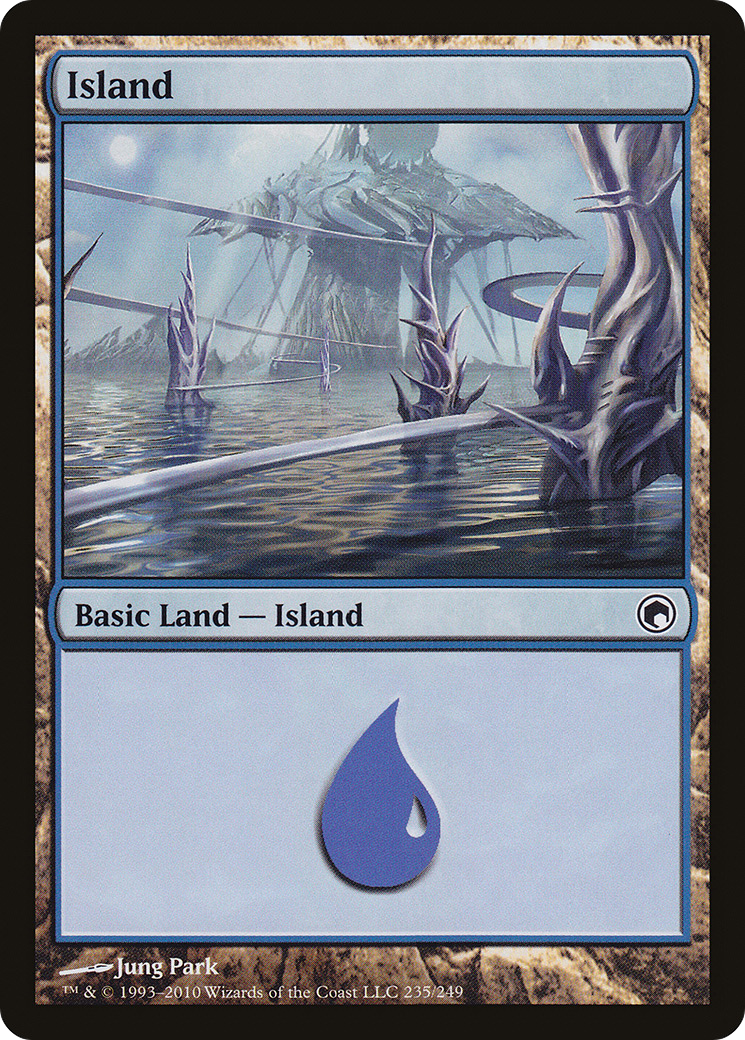 Island (235) [Scars of Mirrodin] - The Mythic Store | 24h Order Processing