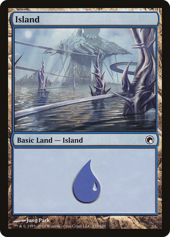 Island (235) [Scars of Mirrodin] - The Mythic Store | 24h Order Processing
