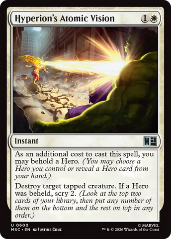 Hyperion's Atomic Vision [Marvel Super Heroes Commander] - The Mythic Store | 24h Order Processing