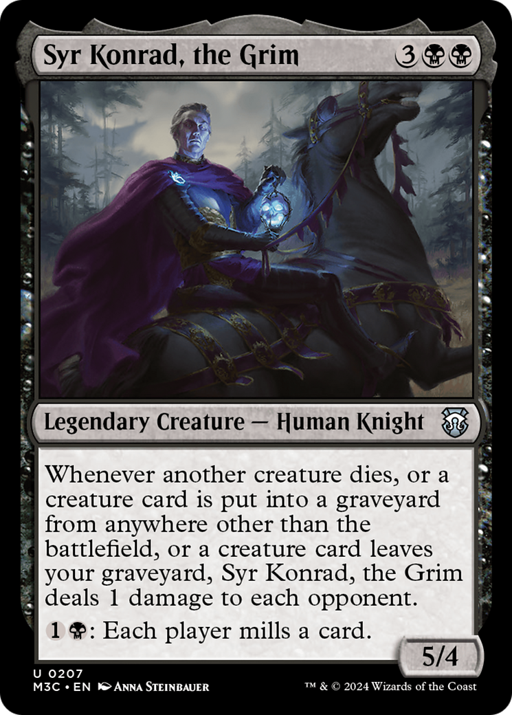 Syr Konrad, the Grim (Ripple Foil) [Modern Horizons 3 Commander] - The Mythic Store | 24h Order Processing